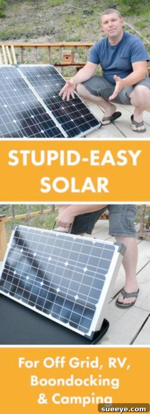 Build Easy Portable Solar Panels Portable Solar Panels for camping, RVs, and emergency power