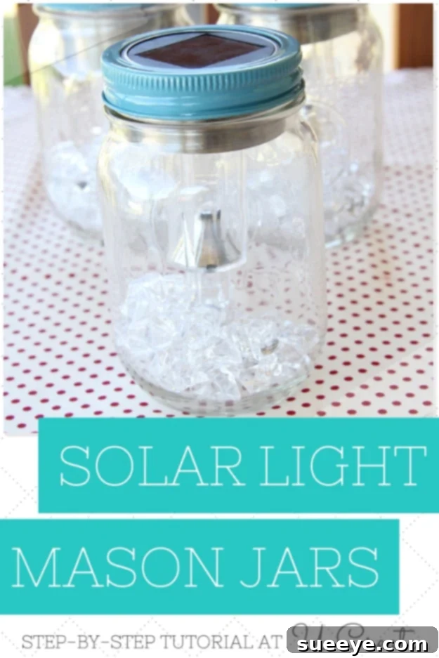 Classic DIY Solar Light Mason Jars Easy DIY Solar Light Mason Jars for charming outdoor illumination