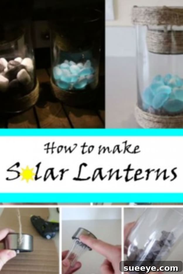 Craft Your Own DIY Solar Lanterns Creative DIY Solar Lanterns for outdoor ambiance and lighting