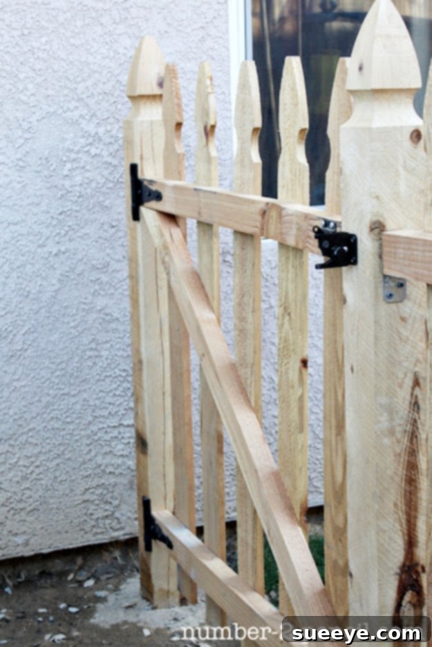 Picket Fence Panel Project DIY picket fence panel for garden border or decorative use