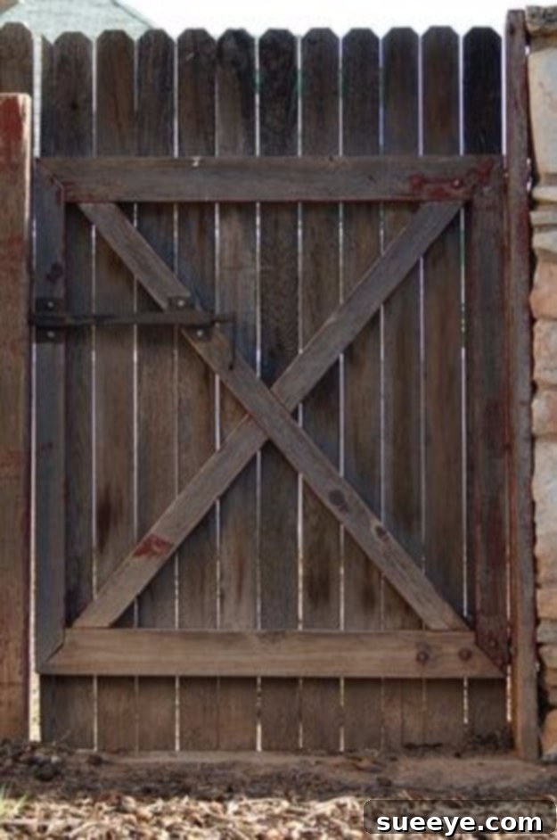 Double Gate for Wood Privacy Fence Building a double gate for a wood privacy fence