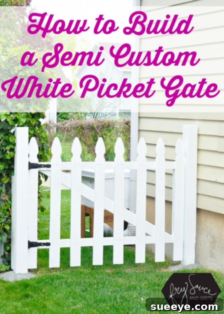Perfect DIY White Picket Fence Classic DIY white picket fence for charming curb appeal