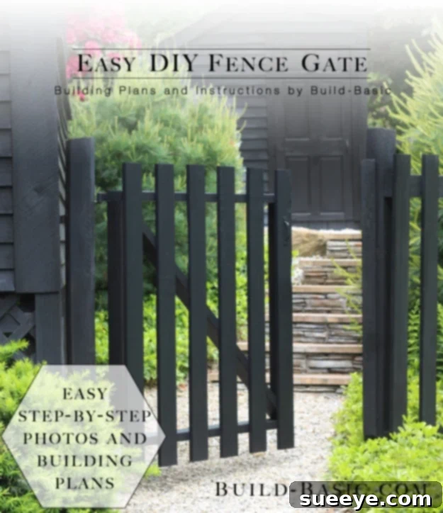 Easy DIY Fence Gate Project Simple and easy DIY fence gate construction