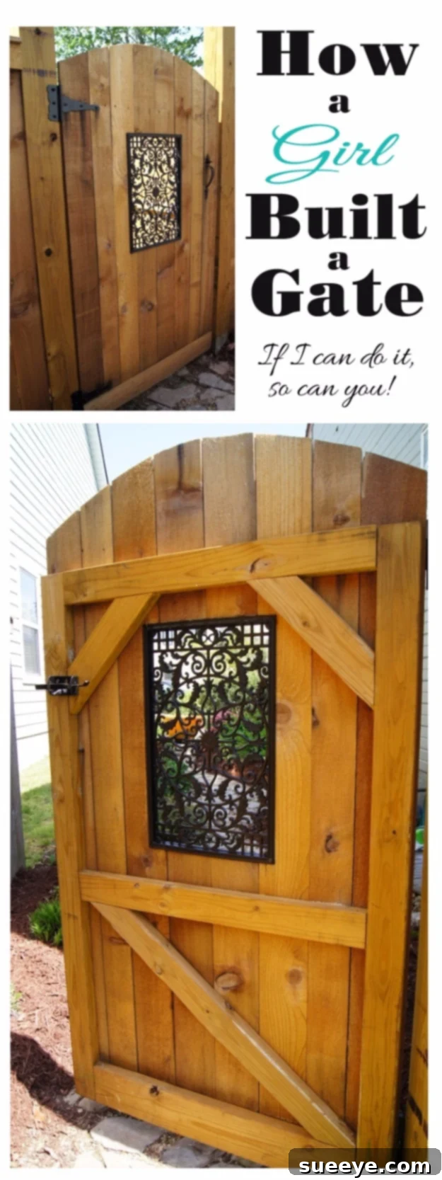 Easy DIY Gate for Home Beginner-friendly easy DIY gate project