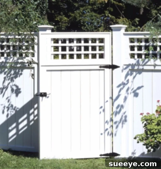 Classic Backyard Fence Design Building a classic backyard wooden fence for privacy