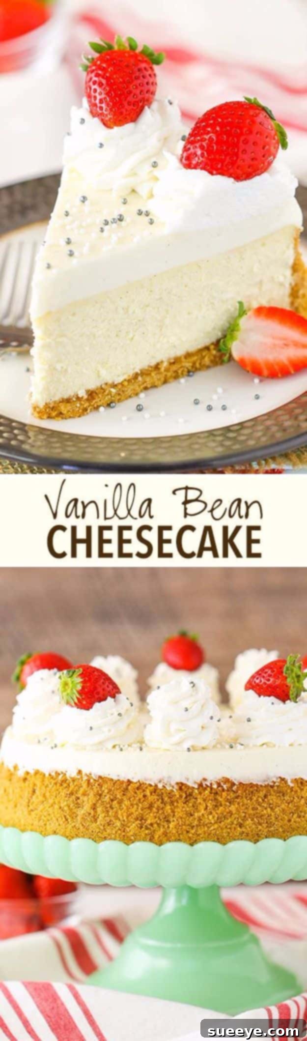 Vanilla Bean Cheesecake: Simple and Delicious Recipe Classic Vanilla Bean Cheesecake, a timeless and elegant dessert