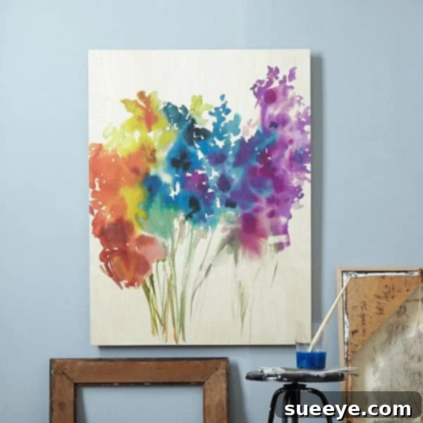 Unleash Your Inner Artist: 36 DIY Canvas Creations 2 Abstract Flowers Canvas Painting - Cool DIY Art Idea