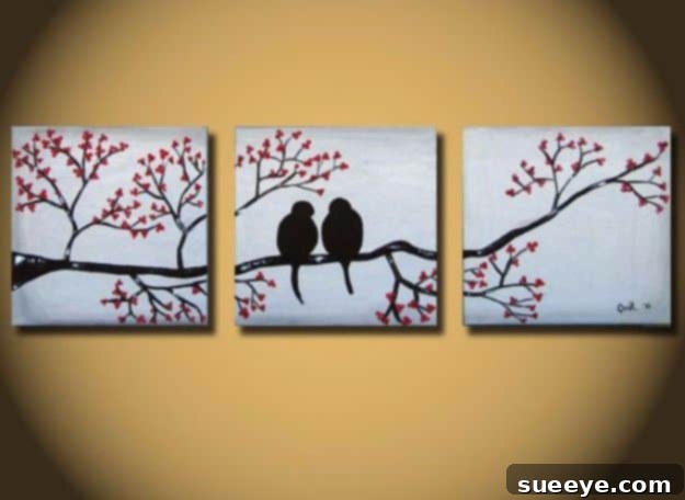 DIY Canvas Painting Ideas - Graceful Paintings Canvas - Cool and Easy Wall Art Ideas You Can Make On A Budget #painting #diyart #diygifts Graceful Paintings Canvas - Elegant DIY Wall Art