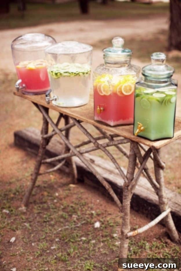 DIY Outdoors Wedding Ideas - Mason Jar Juice Containers - Step by Step Tutorials and Projects Ideas for Summer Brides - Lighting, Mason Jar Centerpieces, Table Decor, Party Favors, Guestbook Ideas, Signs, Flowers, Banners, Tablecloth #wedding #diy DIY Outdoors Wedding Ideas - Mason Jar Juice Containers - Step by Step Tutorials and Projects Ideas for Summer Brides - Lighting, Mason Jar Centerpieces, Table Decor, Party Favors, Guestbook Ideas, Signs, Flowers, Banners, Tablecloth #wedding #diy