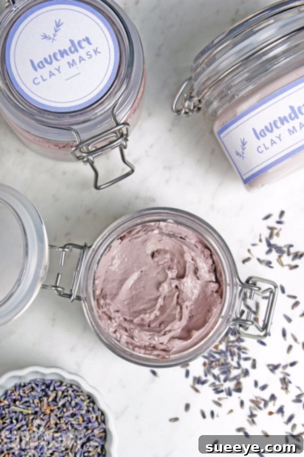 Homemade Lavender Clay Face Mask DIY Lavender Clay Face Mask for skin purification
