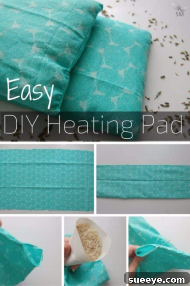 Lavender Heating Pad Craft Easy DIY Heating Pad With Lavender for muscle relief
