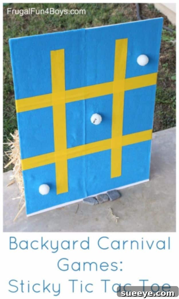 Sticky Tic Tac Toe: A fun twist on a classic for kids DIY Sticky Tic Tac Toe game using Velcro for kids