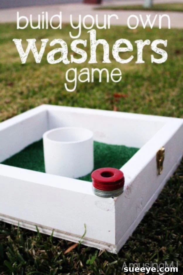Washers Game: Easy-to-build outdoor toss for all ages DIY Washers game for tailgating and backyard entertainment