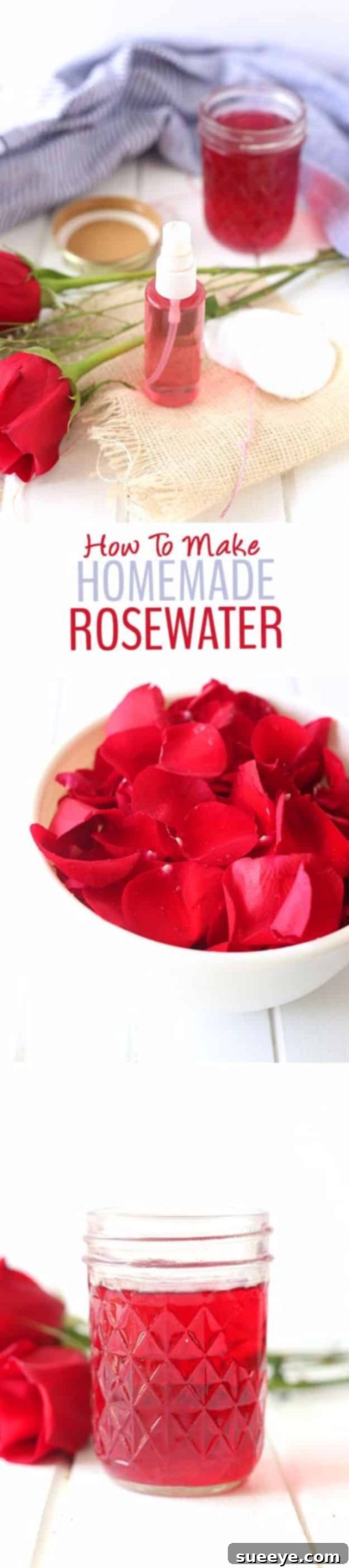 DIY Rosewater Face Toner for balancing and refreshing skin