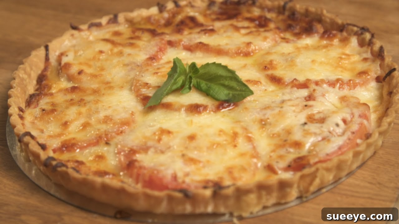 Delicious Tomato Pie Pizza