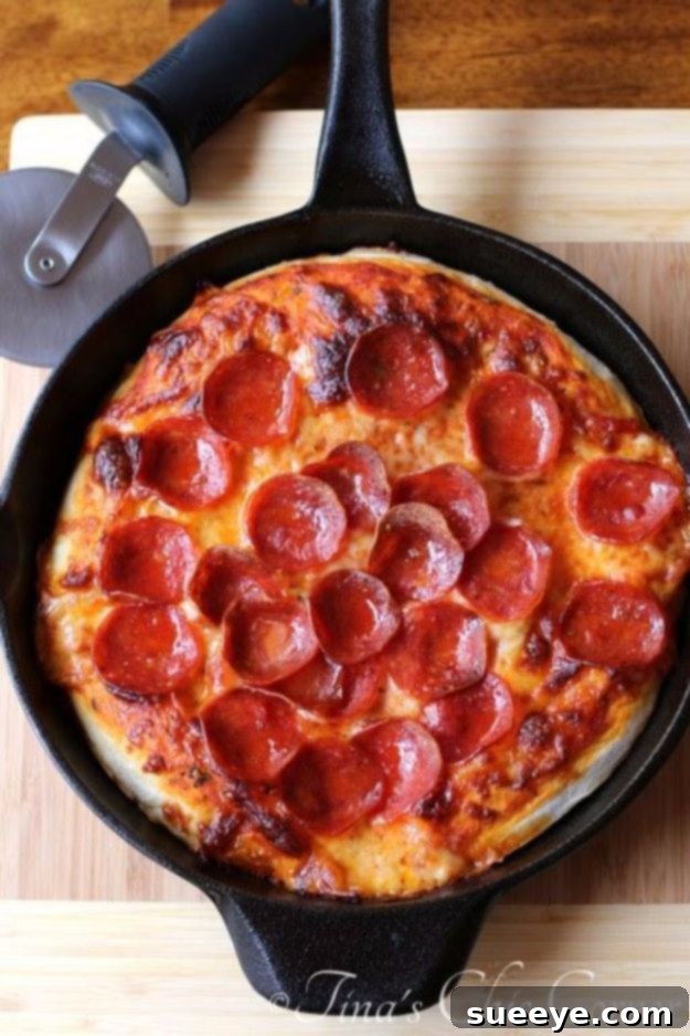 Delicious Skillet Pizza