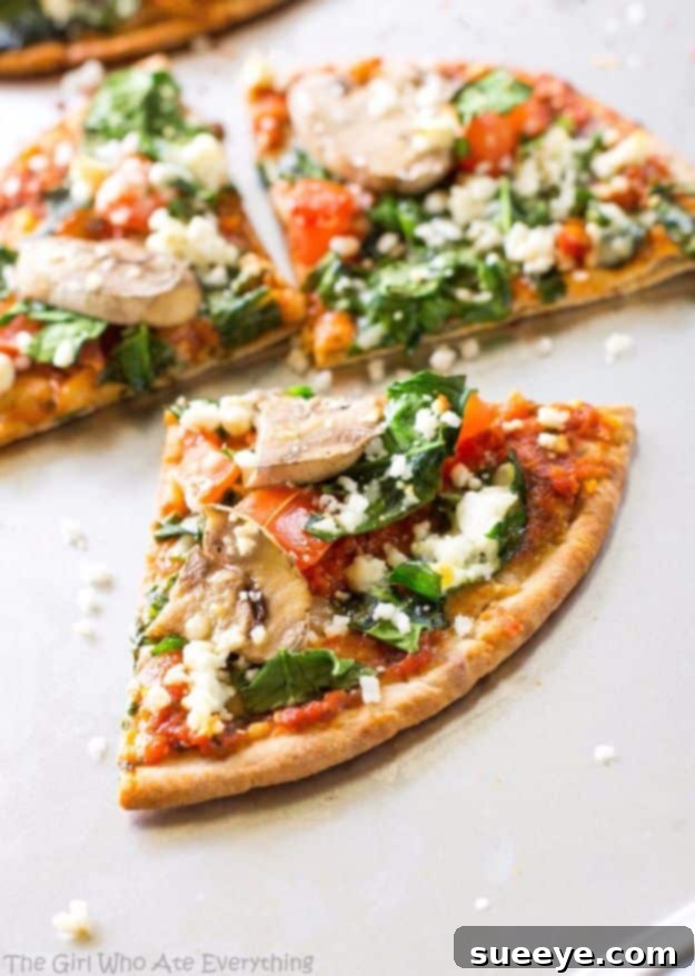 Spinach and Feta Pizza