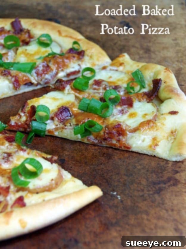 Loaded Baked Potato Pizza