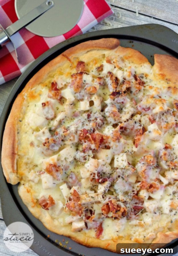 Chicken Caesar Pizza