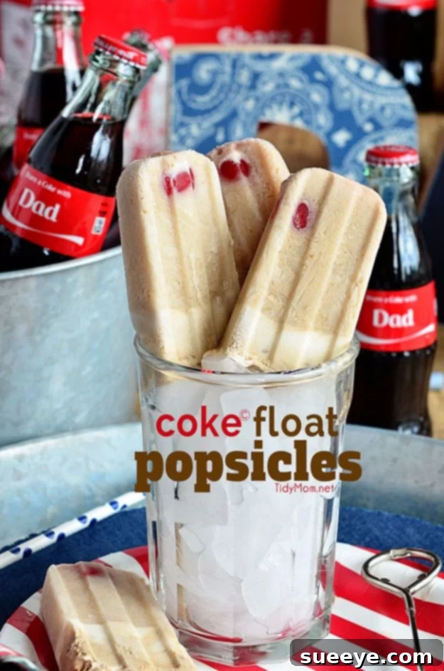 Best Coca Cola Recipes - Coke Float Popsicles - Make Awesome Coke Chicken, Coca Cola Cake, Meatballs, Sodas, Drinks, Sweets, Dinners, Meat, Slow Cooker and Recipe Ideas #cocacola #recipes #desserts Best Coca Cola Recipes - Coke Float Popsicles - Make Awesome Coke Chicken, Coca Cola Cake, Meatballs, Sodas, Drinks, Sweets, Dinners, Meat, Slow Cooker and Recipe Ideas #cocacola #recipes #desserts