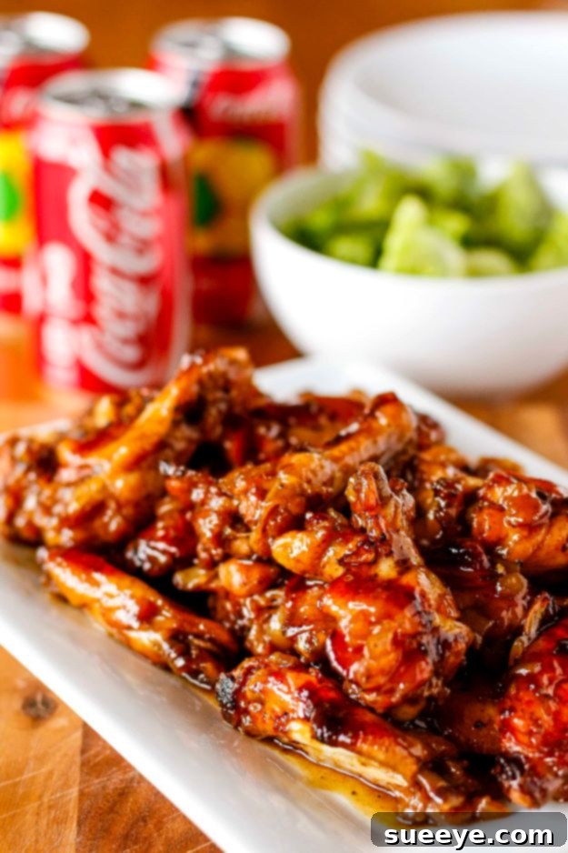 Best Coca Cola Recipes - Coca Cola Baked Chicken Wings - Make Awesome Coke Chicken, Coca Cola Cake, Meatballs, Sodas, Drinks, Sweets, Dinners, Meat, Slow Cooker and Recipe Ideas #cocacola #recipes #desserts Best Coca Cola Recipes - Coca Cola Baked Chicken Wings - Make Awesome Coke Chicken, Coca Cola Cake, Meatballs, Sodas, Drinks, Sweets, Dinners, Meat, Slow Cooker and Recipe Ideas #cocacola #recipes #desserts