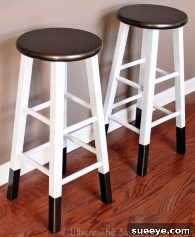 diy barstools - DIY Bronze Dipped Bar Stool - Easy and Cheap Ideas for Seating and Creative Home Decor - Do It Yourself Bar Stools for Modern, Rustic, Farmhouse, Shabby Chic, Industrial and Simple Classic Decor #barstools #diy diy barstools - DIY Bronze Dipped Bar Stool - Easy and Cheap Ideas for Seating and Creative Home Decor - Do It Yourself Bar Stools for Modern, Rustic, Farmhouse, Shabby Chic, Industrial and Simple Classic Decor #barstools #diy