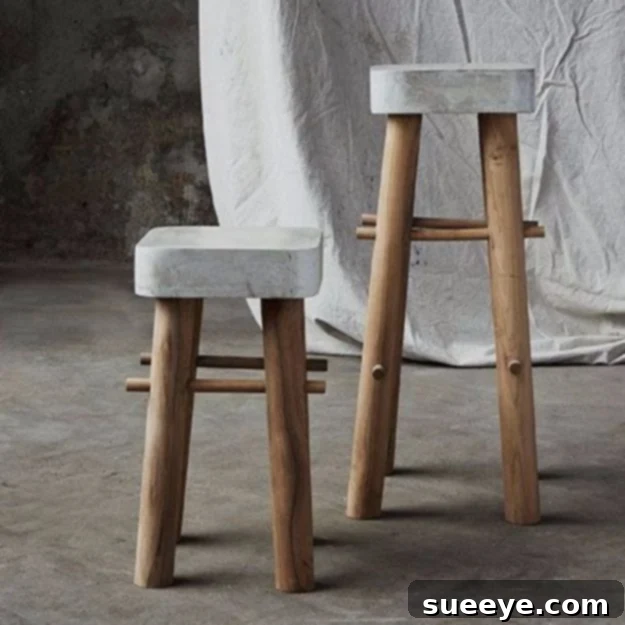 diy barstools - DIY Concrete Bar Stools - Easy and Cheap Ideas for Seating and Creative Home Decor - Do It Yourself Bar Stools for Modern, Rustic, Farmhouse, Shabby Chic, Industrial and Simple Classic Decor #barstools #diy diy barstools - DIY Concrete Bar Stools - Easy and Cheap Ideas for Seating and Creative Home Decor - Do It Yourself Bar Stools for Modern, Rustic, Farmhouse, Shabby Chic, Industrial and Simple Classic Decor #barstools #diy