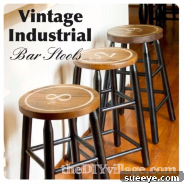 diy barstools - Vintage Industrial Bar Stools - Easy and Cheap Ideas for Seating and Creative Home Decor - Do It Yourself Bar Stools for Modern, Rustic, Farmhouse, Shabby Chic, Industrial and Simple Classic Decor #barstools #diy diy barstools - Vintage Industrial Bar Stools - Easy and Cheap Ideas for Seating and Creative Home Decor - Do It Yourself Bar Stools for Modern, Rustic, Farmhouse, Shabby Chic, Industrial and Simple Classic Decor #barstools #diy