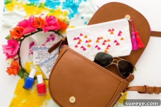 Embroidered Travel Pouch DIY Embroidered Travel Pouch Kit Project