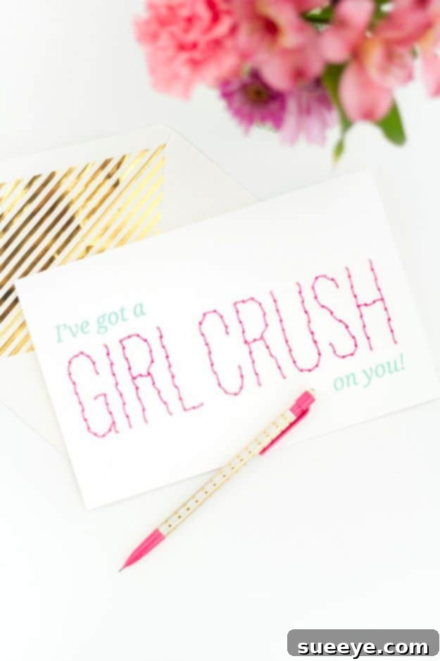 DIY Stitched Card Handmade DIY Stitched Greeting Card Tutorial