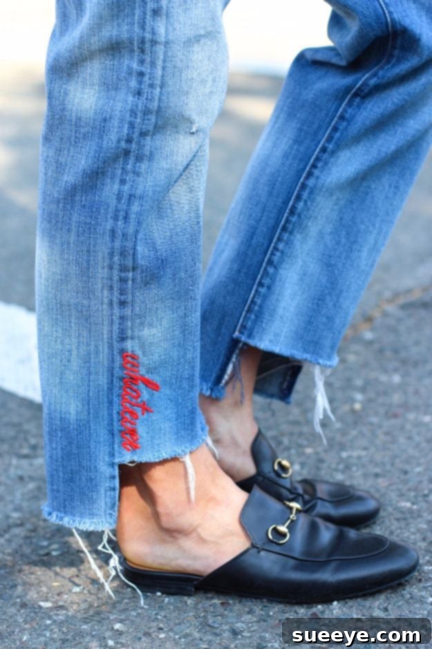 DIY Denim Embroidery Stylish DIY Denim Embroidery Tutorial