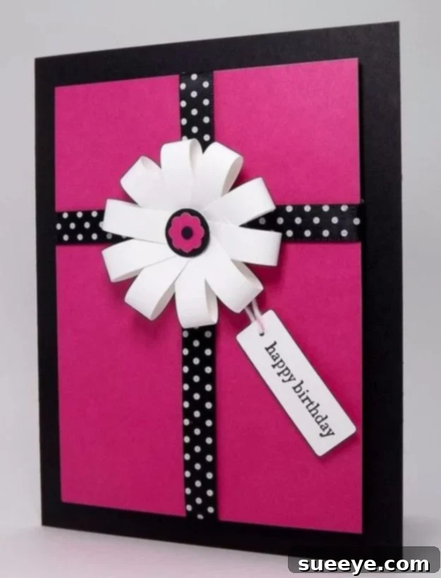 DIY Birthday Cards - Make A simple Birthday Card - Easy and Cheap Handmade Birthday Cards To Make At Home - Cute Card Projects With Step by Step Tutorials are Perfect for Birthdays for Mom, Dad, Kids and Adults - Pop Up and Folded Cards, Creative Gift Card Holders and Fun Ideas With Cake #birthdayideas #birthdaycards
