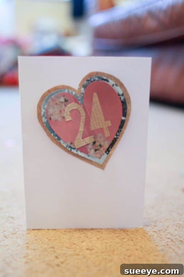 DIY Birthday Cards - Adding The Age Birthday Card - Easy and Cheap Handmade Birthday Cards To Make At Home - Cute Card Projects With Step by Step Tutorials are Perfect for Birthdays for Mom, Dad, Kids and Adults - Pop Up and Folded Cards, Creative Gift Card Holders and Fun Ideas With Cake #birthdayideas #birthdaycards