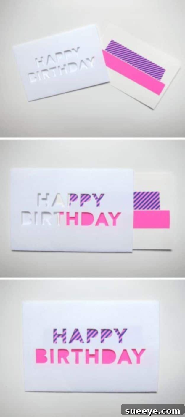 DIY Birthday Cards - DIY Washi Tape Aperture Greeting Card - Easy and Cheap Handmade Birthday Cards To Make At Home - Cute Card Projects With Step by Step Tutorials are Perfect for Birthdays for Mom, Dad, Kids and Adults - Pop Up and Folded Cards, Creative Gift Card Holders and Fun Ideas With Cake #birthdayideas #birthdaycards