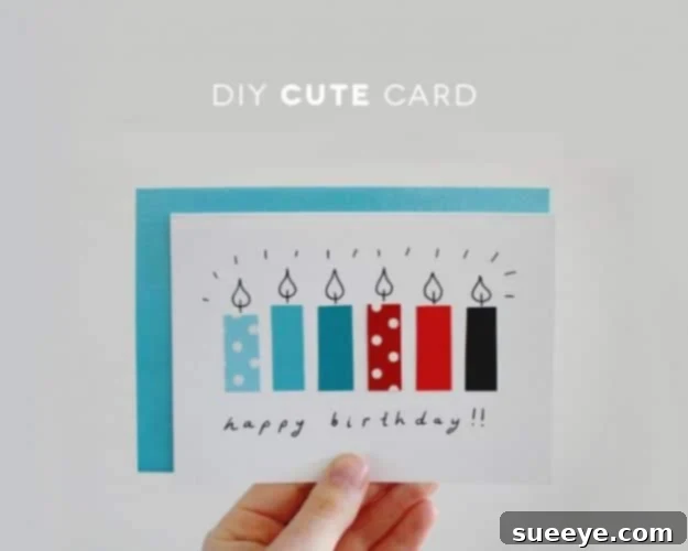 DIY Birthday Cards - DIY Cute Card From Recycled Papers - Easy and Cheap Handmade Birthday Cards To Make At Home - Cute Card Projects With Step by Step Tutorials are Perfect for Birthdays for Mom, Dad, Kids and Adults - Pop Up and Folded Cards, Creative Gift Card Holders and Fun Ideas With Cake #birthdayideas #birthdaycards
