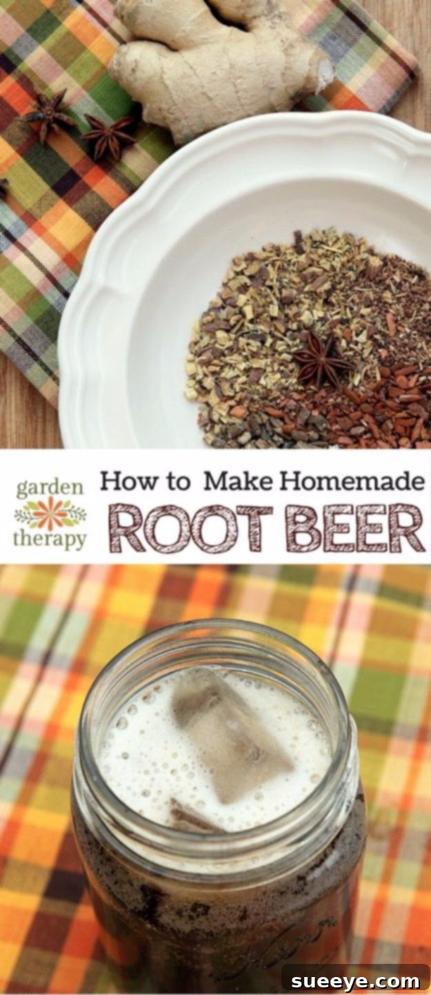 Homemade Root Beer Recipe Homemade Root Beer - A dark, bubbly glass of traditional root beer.