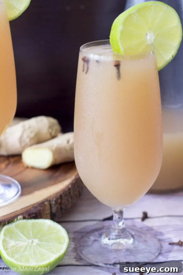 Homemade Caribbean Ginger Beer Recipe Homemade Caribbean Ginger Beer - A glass of spicy, effervescent ginger beer.