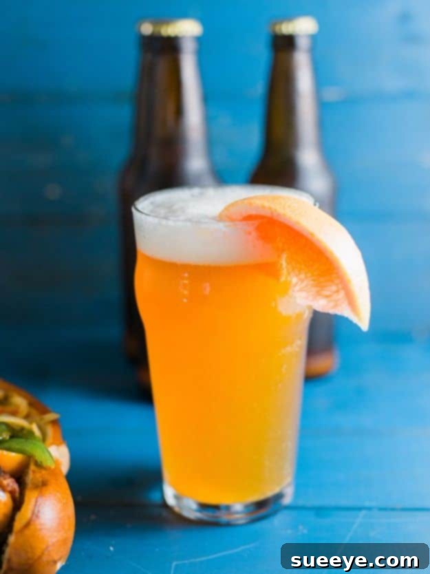 Grapefruit Honey Ale Recipe Grapefruit Honey Ale - A vibrant glass of ale infused with grapefruit and honey.