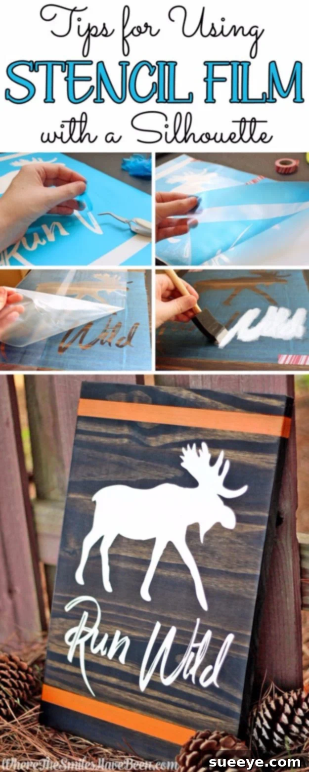Precision Stenciling with Silhouette Machine Tips for using stencil film with a Silhouette cutting machine