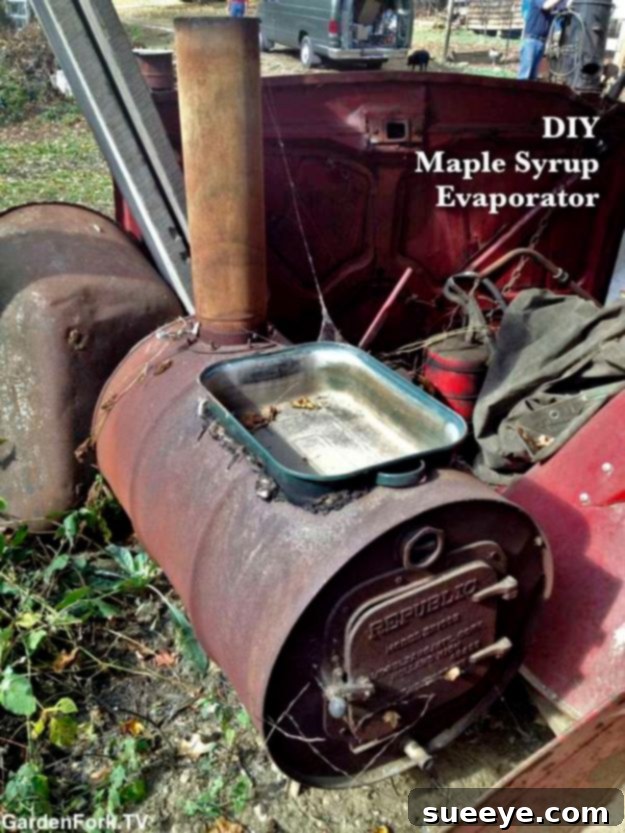 DIY Barrel Maple Syrup Evaporator - Homesteading Project DIY Barrel Maple Syrup Evaporator - Homesteading Project
