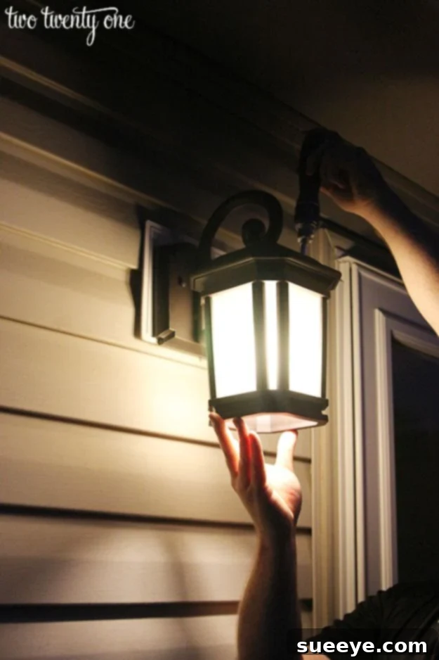 Back Patio Lighting - Enhance Your Outdoor Space Modern Back Patio Light Fixture Idea