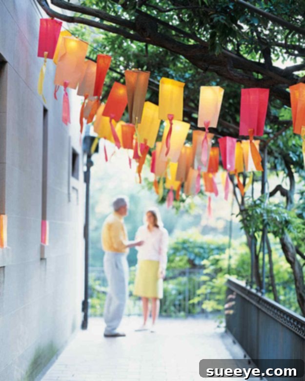 Paper Bag Luminaries - Easy Party Decor Temporary Paper Bag Party Lights for Outdoor Events