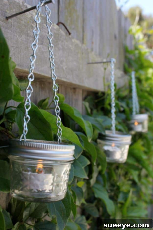 Mini Mason Jar Lights - Charming Garden Accents Small DIY Mason Jar Garden Lights for Accent