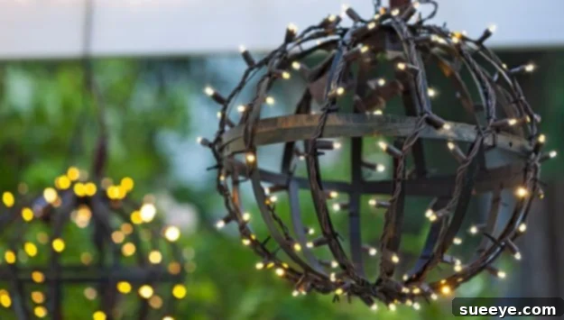 Decorative Outdoor Globe Lighting Large Outdoor Globe Lights for Patio and Event Lighting