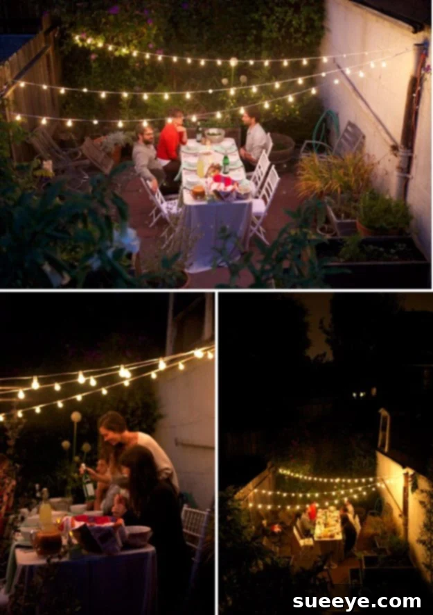 Garden Party Lighting - Create a Festive Mood Bright Summer Garden Party Lights for Festive Atmosphere