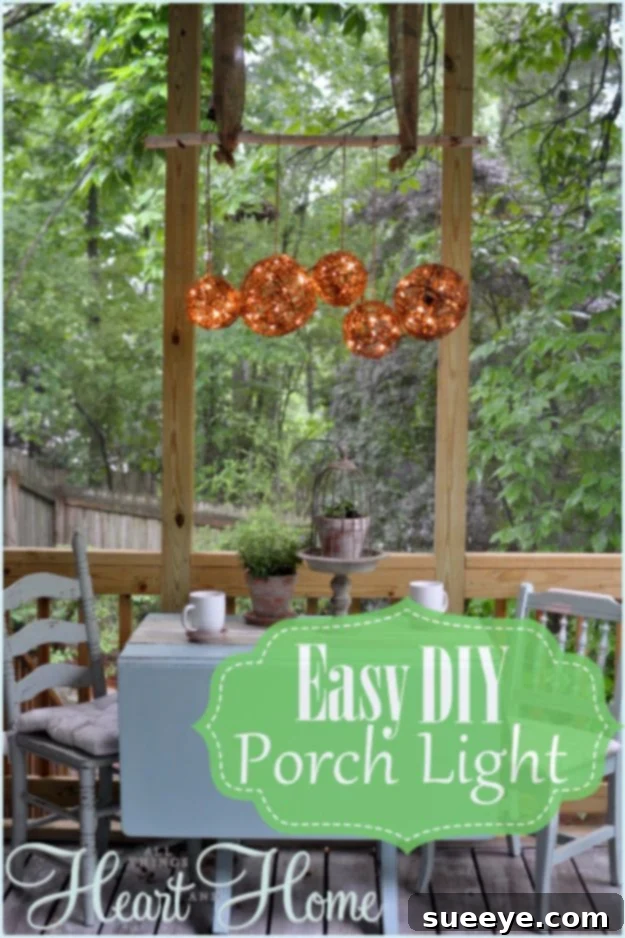 DIY Porch Lighting - Welcoming Home Entrance Simple DIY Porch Light Fixture Enhancement