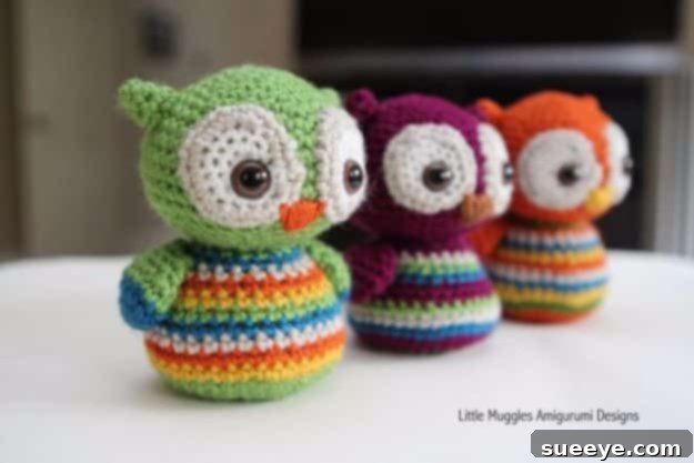 DIY Amigurumi Owl for Nursery or Woodland Theme Free Baby Owl Amigurumi Pattern, Easy Crochet Bird