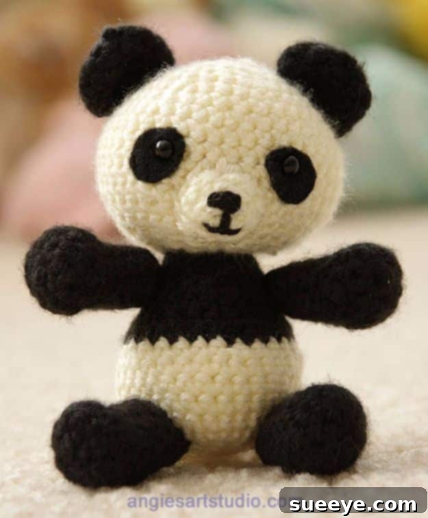 DIY Amigurumi Panda for Animal Lovers Free Panda Bear Amigurumi Crochet Pattern, Classic Animal Toy