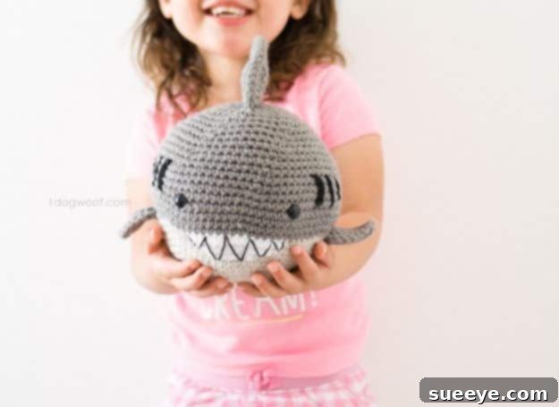 Free Crochet Shark Amigurumi Pattern, Friendly Sea Creature