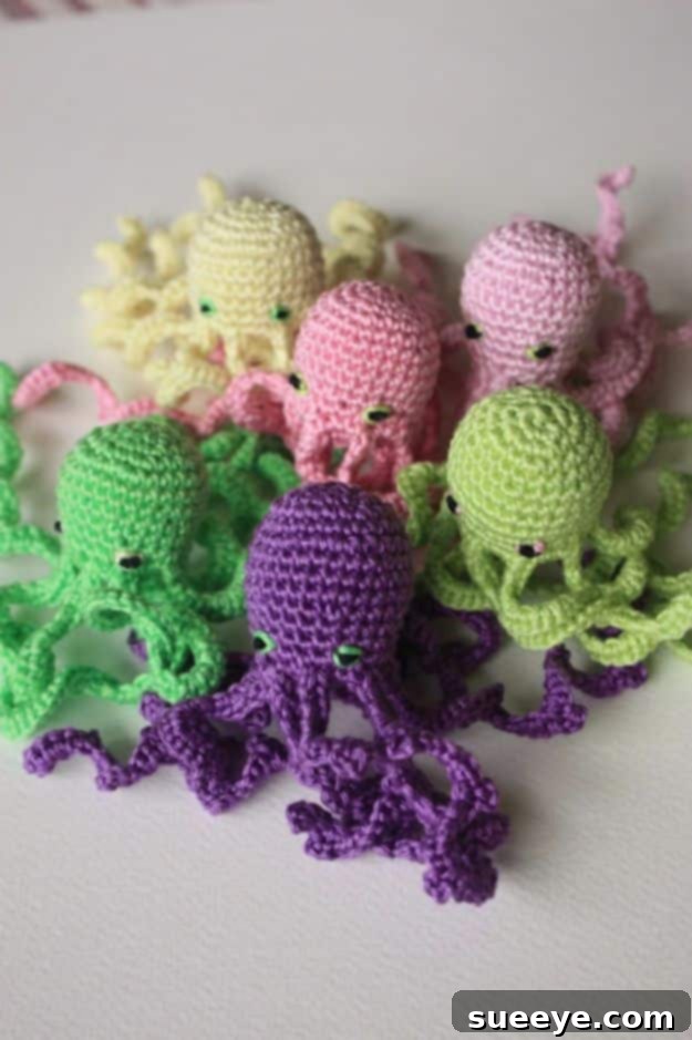 DIY Crochet Octopus for Beginners Free Amigurumi Seamless Octopus Crochet Pattern